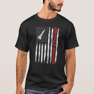 American Aerospace Engineer USA Flag Premium T-Shirt