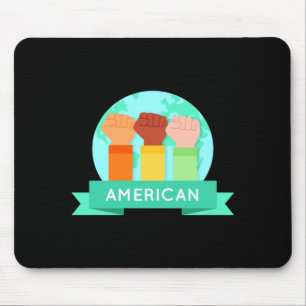 American African History Black Is Beautiful Diver Mouse Mat