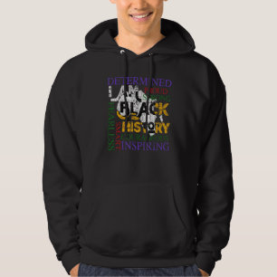 American Afrocentric Black i Am black history Mon Hoodie