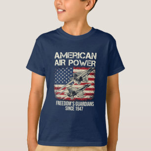 American Air Power Freedom's Guardians Vintage Jet T-Shirt