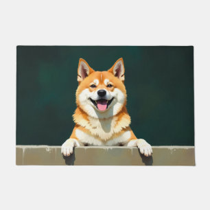 American Akita Dog Doormat Art