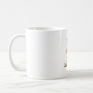 American-Akita Dog I Love Mum Tattoo Coffee Mug