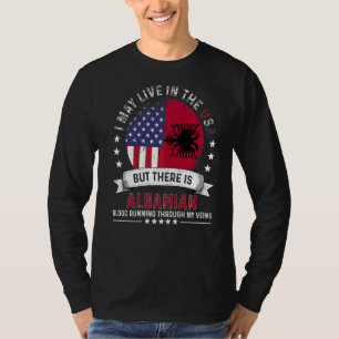 American Albanian Home in US Patriot American Alba T-Shirt