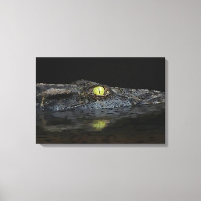 American Alligator Canvas Print (Front)
