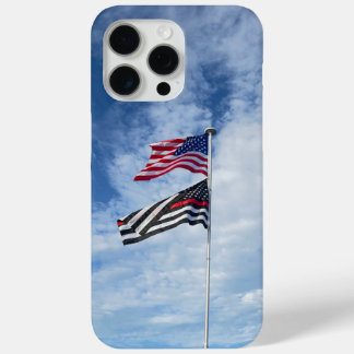 American and fire fighter flag iPhone 15 pro max case