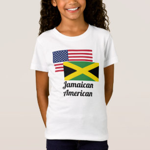 American And Jamaican Flag T-Shirt
