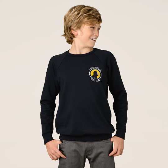 American Apparel Raglan: Math Smart Caveman Sweatshirt