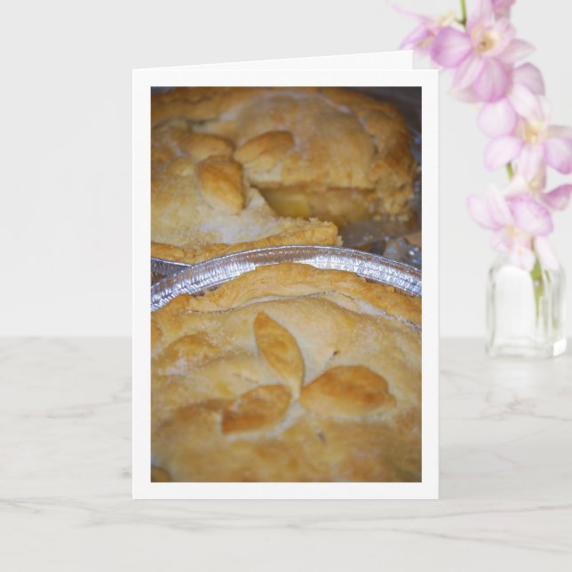 American Apple Pies, Dessert Cuisine Card (Orchid)