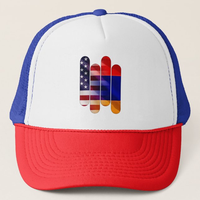 American Armenian Trucker Hat (Front)