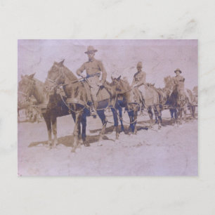 American Army Cavalry Regiment 1899 Postcard