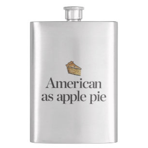 American as Apple Pie Hip Flask