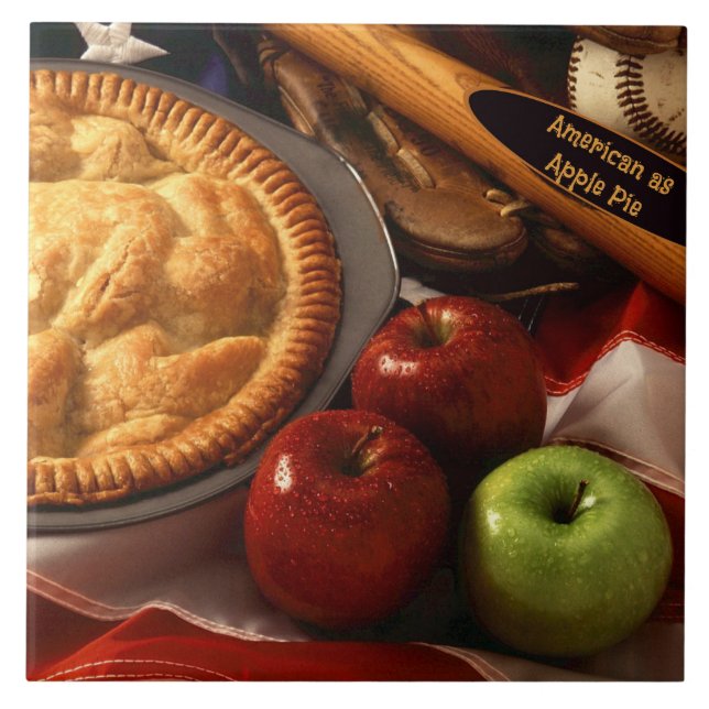 American as Apple Pie Tile (Front)