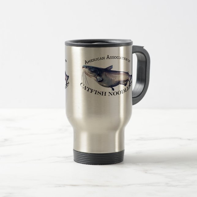 American Association of Catfish Noodlers Travel Mug (Front Right)