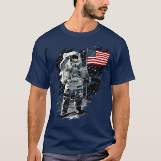 American Astronaut Moon Landing T-Shirt