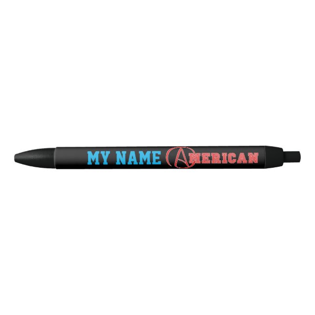 American Atheist - Add Your Name Black Ink Pen (Front)