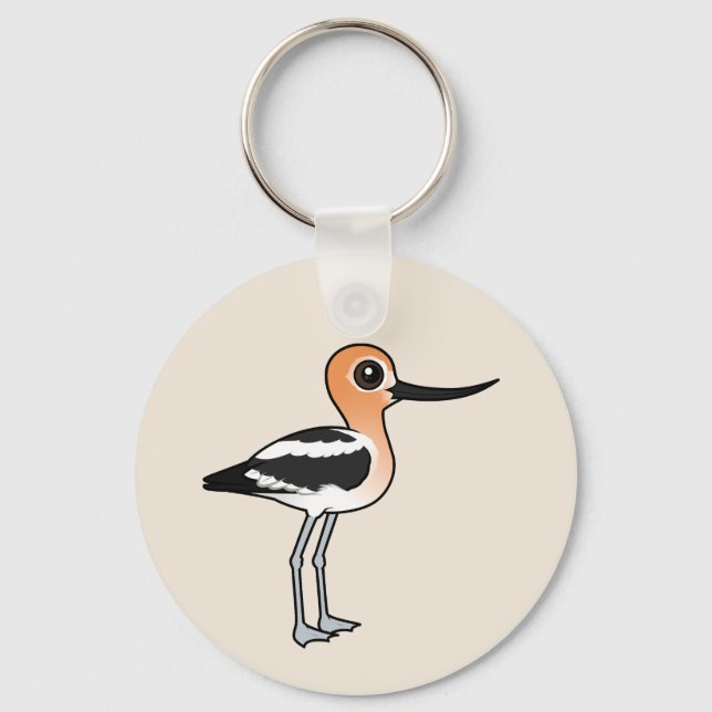 American Avocet Key Ring (Front)