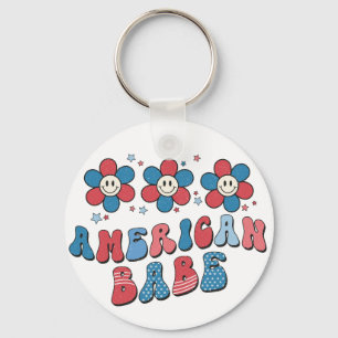 American Babe  Key Ring