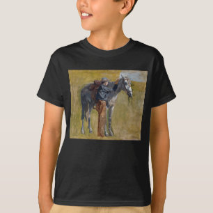 American Badlands: Old West Cowboy with Horse T-Shirt