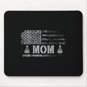 American Badminton Mum Usa Flag Team Badminton Mouse Mat