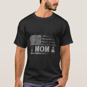 American Badminton Mum Usa Flag Team Badminton T-Shirt