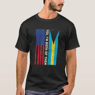 American Bahamian Flag Bahamas Island Flag Bahamia T-Shirt