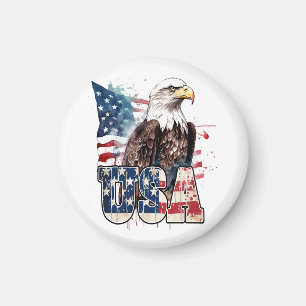 American Bald Eagle America's 250th Birthday Magnet