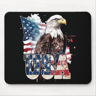 American Bald Eagle America's 250th Birthday Mouse Mat