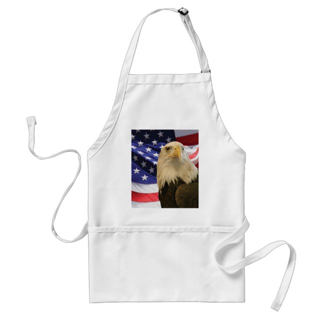 American Bald Eagle and Flag Standard Apron (Front)