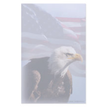 American Bald Eagle Custom Stationery