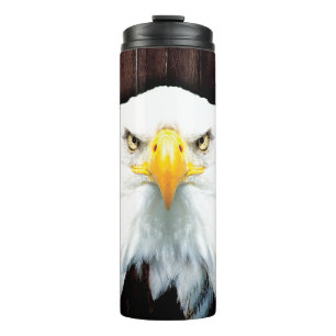 American Bald Eagle Flag Thermal Tumbler