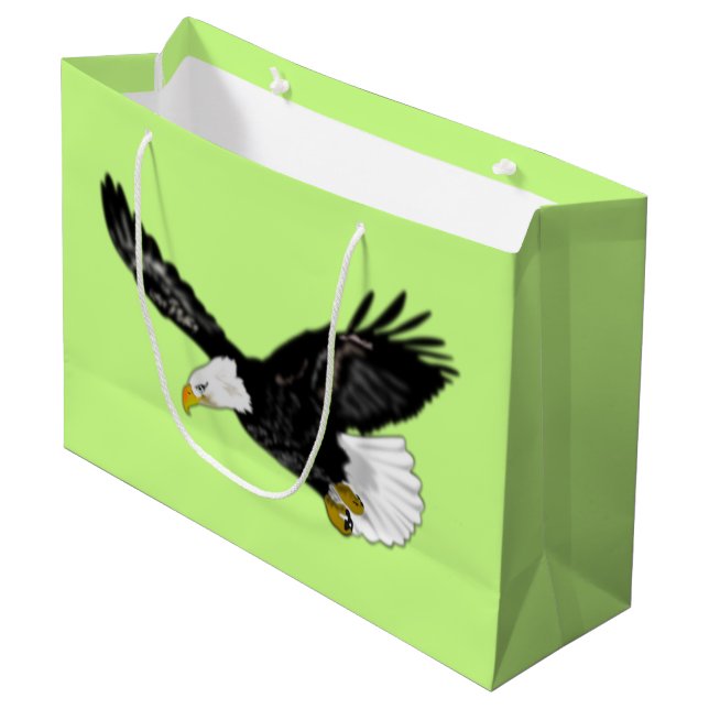 American Bald Eagle Gift Bag (Front Angled)