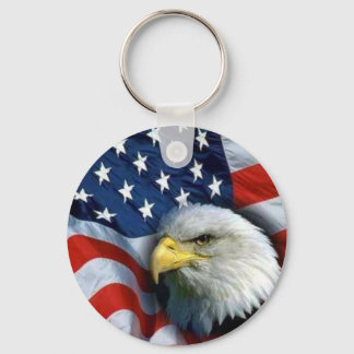 american bald eagle key ring