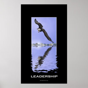 American Bald Eagle LEADERSHIP Motivational Print