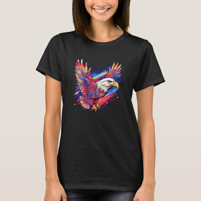 American Bald Eagle Men Women Kids_1 T-Shirt (Front)