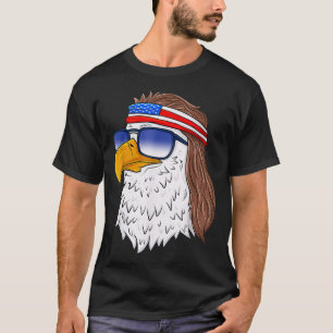 American Bald Eagle Mullet 4th Of July Funny USA a T-Shirt