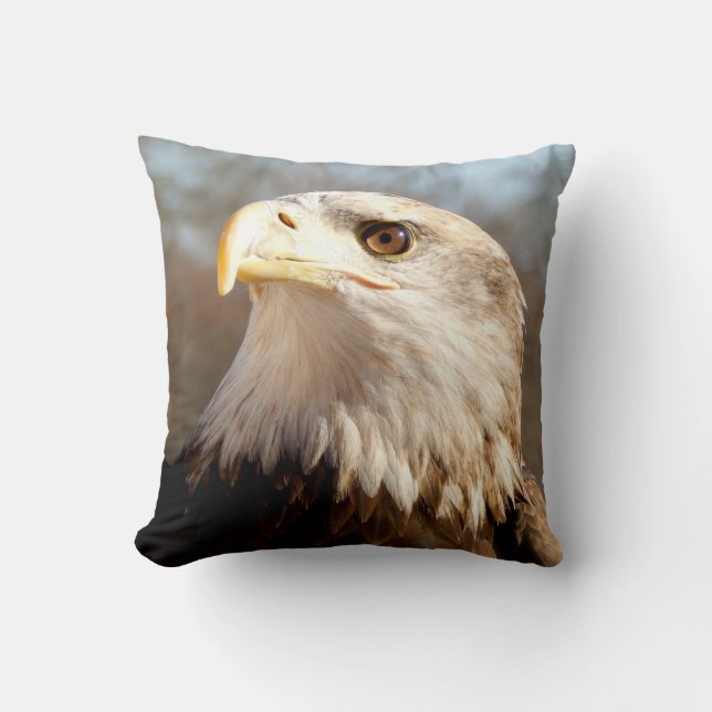 American Bald Eagle Proud Cushion (Front)