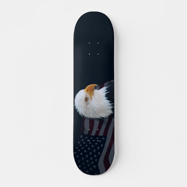 American bald eagle skateboard (Front)