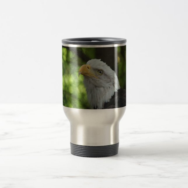 American Bald Eagle Stainless Travel Mug (Center)