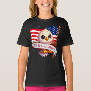 American Bald Eagle Stars & Stripes flag 🦅🇺🇸 T-Shirt