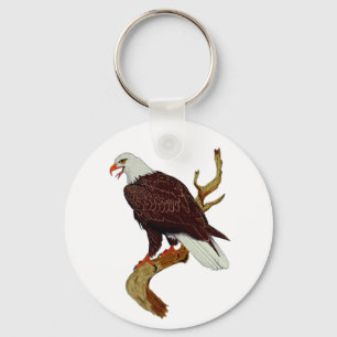 American Bald Eagle Symbol of Pride & Strength Key Ring