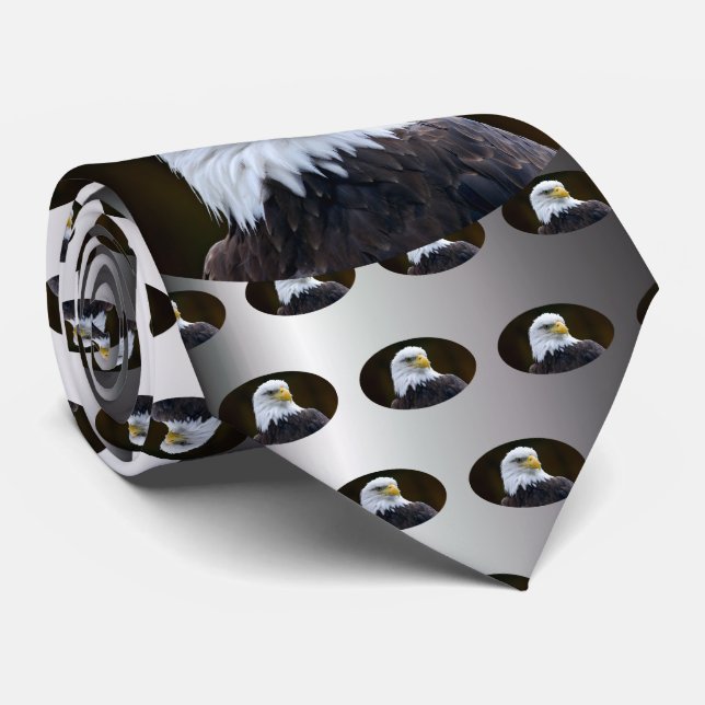 American Bald Eagle Tie (Rolled)