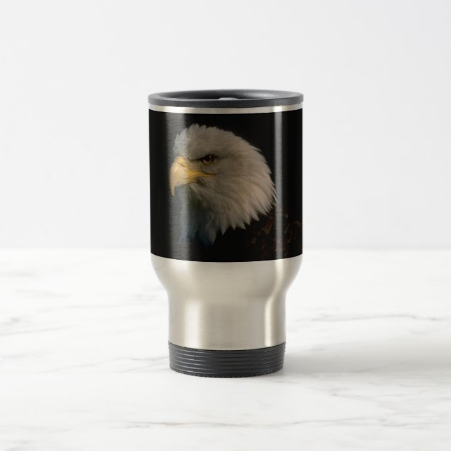 American Bald Eagle Travel Mug (Center)