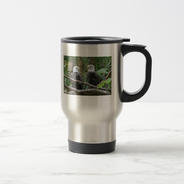 American Bald Eagle Travel Mug (Right)