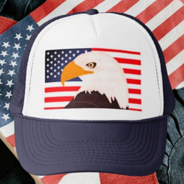 American Bald Eagle Trucker Hat (Creator Uploaded)