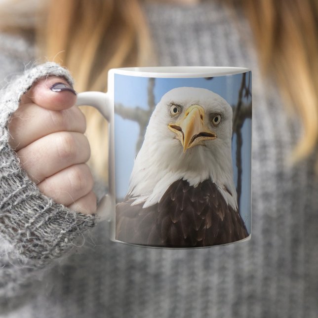 American Bald Eagle Wildlife Funny Coffee Mug (Creator Uploaded)