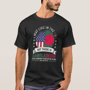 American Bangladeshi Home in US Patriot Bangladesh T-Shirt