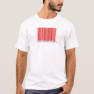 American Bar Code Flag T-Shirt