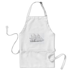 American Bark Tall Ship Standard Apron