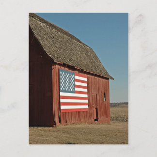 American Barn Postcard