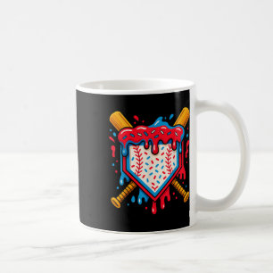 American Baseball Drip Ice Cream For Boys Ball And Coffee Mug